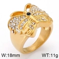 Gold Butterfly Rhinestone Style (KR31312-K)