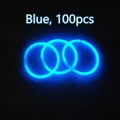 Luminous blue chemical glow stick bracelet set for concert events pack of 100 pieces - Blue