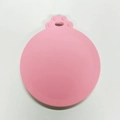 Pink silicone pet can cover with cute cat paw handle for airtight cat dog food storage - Pink Can Lid