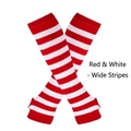 One Size / Red and White Wide Stripes
