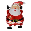 Palloncino in alluminio a forma di Babbo Natale con decorazione natalizia festiva - Babbo Natale / Rosso
