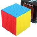 MoYu Meilong 9x9 speed cube with stickerless vivid colors and professional display box - Classic Series / 9x9 Cube