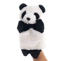 Détail d'une marionnette à main panda en peluche douce pour le jeu interactif enfant - Panda
