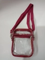 Burgundy / Pvc 30 Thread 20*15*4.6cm Small Size