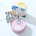 Detail of artistic paper box and pink geometric tin candle with 80g weight spec - Jiangnan Osmanthus