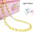 Faceted light yellow crystal glass teardrop beads for DIY jewelry and crafts - 4*6mm / Light Yellow