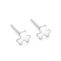 Kleeblatt Ohrstecker / Markierung Von S999-material