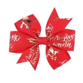 Rot mit Goldfolie Rentier (3)