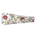 Vintage floral yoga headband with watercolor fruit prints and twisted knot detail - Vintage Watercolor Botanical