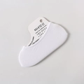 Calzini invisibili in velluto bianco ultra sottile con cartellino per donne e bambini - Taglia unica / Bianco