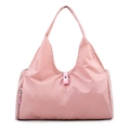 Bolsa de viaje rosa plegable e impermeable de gran capacidad para yoga y fitness - Rosa