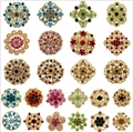 Kz001+kz002--24-piece Gold Diamond Set