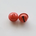 DIY 22mm orange painted metal round craft bells for keychains and pet ornaments - Orange