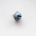 22mm grey painted metal pet bell with top ring for DIY keychains and crafts - Gray