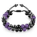 Amethyst + Polierter Achat + Hämatit