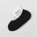 Calze invisibili nere in velluto a taglio basso con inserto di carta, taglia 130mm - Taglia unica / Nero