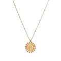 Star Disc Pendant Necklace