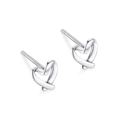 Hohl Herz Ohrstecker / Markierung Von S999-material