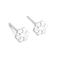 Schneeflocken Ohrstecker / Markierung Von S999-material