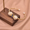 Gold Emaille Perlenkugel-Stil