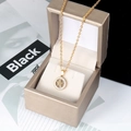 Gold Cross Chain Zircon Xingx Necklace