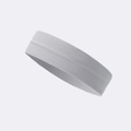 Light gray seamless quick-dry sports headband with elastic knitted texture for fitness - Standard / Gray