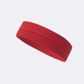 Quick-dry seamless red knitted sports headband for fitness yoga and running - Standard / Red