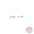 Single White Gold #15 5-Stone Bar