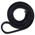 High-quality black 90cm hip-hop snake chain with woven texture and secure buckle - Black