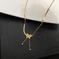 A【86081】butterfly Tassel Gold