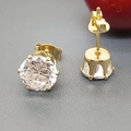 5mm Roségold Weißer Zirkon