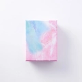 Scatola regalo per gioielli minimalista con sfumatura macaron e forma rettangolare - Scatola media / Motivo marmo rosa
