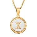 Gold Letter X