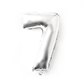 32 Pouces Chiffre 7-Argent