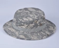 Digital camouflage tactical boonie hat in grey and white with metal air vents - One Size / ACU Digital Camouflage