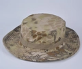Tactical boonie hat with desert python camouflage and breathable side vents for outdoors - One Size / Desert Python