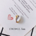 Macro shot of seashell pendant with S925 silver plated edge for DIY jewelry - Style 17# Silver Toothed Edge (19*12.5mm)
