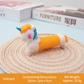 Einhorn Pop-Tube Spielzeug in Weiß und Orange zur Stressbewältigung für Kinder - Einhorn