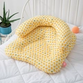 U-shaped yellow infant nursing pillow with cute little duck patterns and a soft texture - Yellow Duck