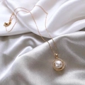 Spiralperlenkette Mit Mikropavé Aus Zirkonia