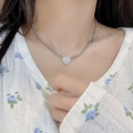 Cœur Zircon Blanc