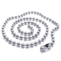 Bolletjesketting 2mm*60cm / Zilver