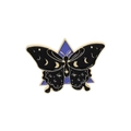 Black Purple Triangle Star Moon Butterfly