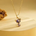 Purple Chain Necklace