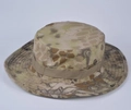 Tactical boonie hat with desert python camouflage and breathable side vents for outdoors - One Size / Desert Python