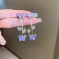 38# Lila Schmetterling Quaste