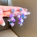 41# Lila Blume Quaste