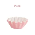 Pirottini plissettati rosa in carta antigrasso spessa per cupcake e deliziosi muffin - 50 Pezzi / Rosa