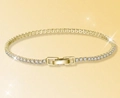 14k Gold 2.0 Cubic Zirconia Bracelet Length: 18cm