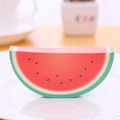 3D watermelon shaped sticky notes featuring red fruit pulp and green rind design - Watermelon